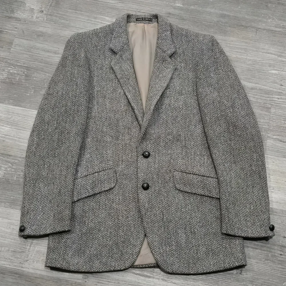 Harris Tweed for Dunn & Co 100% Wool Sport Coat Blazer Jacket Coat